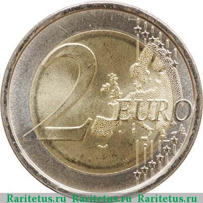 Реверс монеты 2 евро (euro) 2009 года  спортивные игры Португалия
