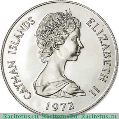 50 центов (cents) 1972 года   Каймановы острова