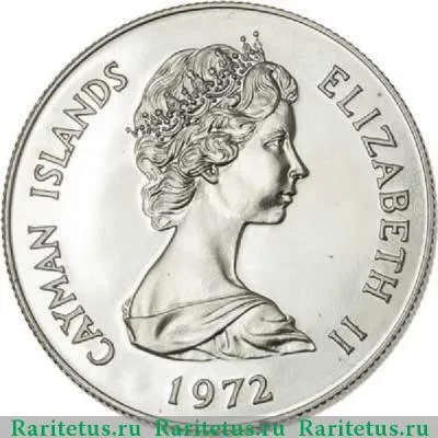 50 центов (cents) 1972 года   Каймановы острова