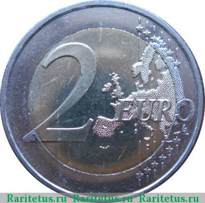 Реверс монеты 2 евро (euro) 2009 года  10 лет союзу, Словакия