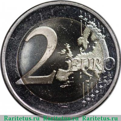 Реверс монеты 2 евро (euro) 2011 года  Франц Розман Словения