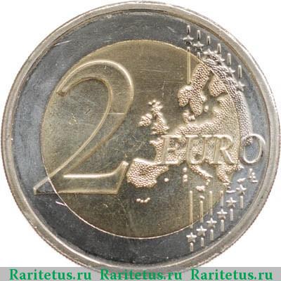 Реверс монеты 2 евро (euro) 2009 года  10 лет союзу, Кипр
