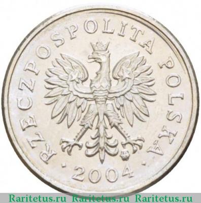 10 грошей (groszy) 2004 года   Польша