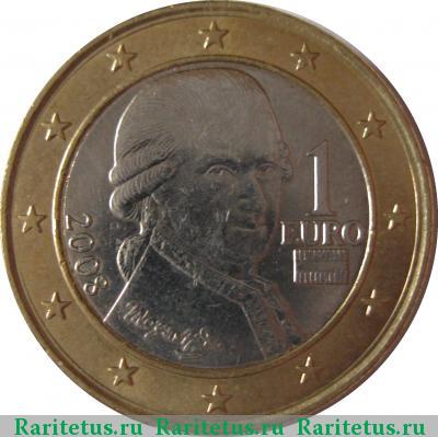 1 евро (euro) 2008 года  Австрия