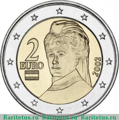 2 евро (euro) 2002 года  Австрия