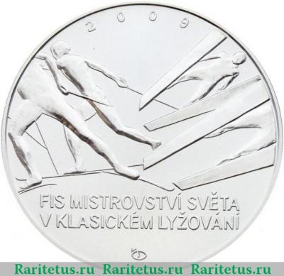 Реверс монеты 200 крон (korun) 2009 года   Чехия