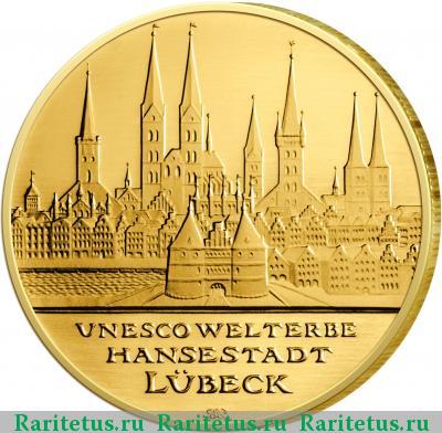 Реверс монеты 100 евро (euro) 2007 года  Любек Германия