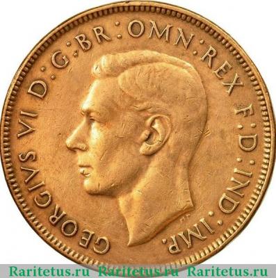1 пенни (penny) 1944 года   Австралия