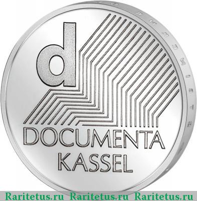 Реверс монеты 10 евро (euro) 2002 года J documenta Германия