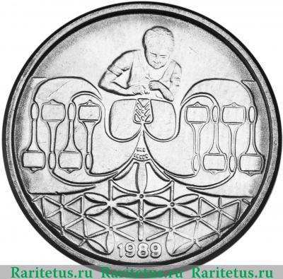 50 сентаво (centavos) 1989 года   Бразилия