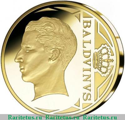 12,5 евро (euro) 2010 года  Бодуэн I Бельгия proof