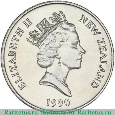 5 центов (cents) 1990 года   Новая Зеландия