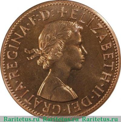 1 пенни (penny) 1955 года   Австралия