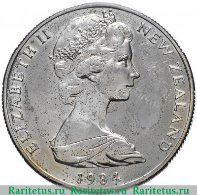 50 центов (cents) 1984 года   Новая Зеландия