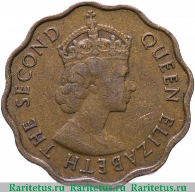 1 цент (cent) 1967 года   Британский Гондурас