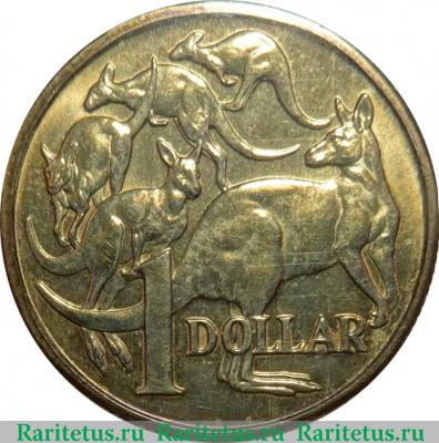 Реверс монеты 1 доллар (dollar) 2017 года   Австралия