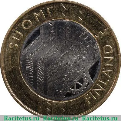 5 евро (euro) 2011 года  Уусимаа Финляндия