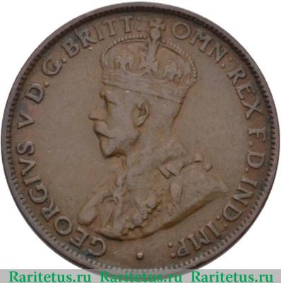 1/2 пенни (penny) 1929 года   Австралия