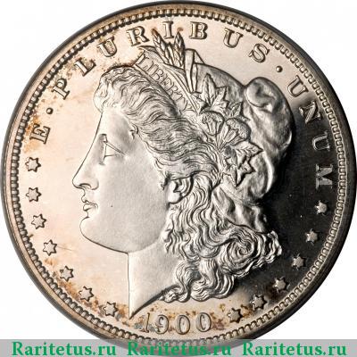 1 доллар (dollar) 1900 года  доллар моргана США