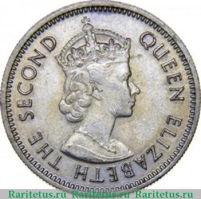 50 центов (cents) 1963 года   Британская Восточная Африка