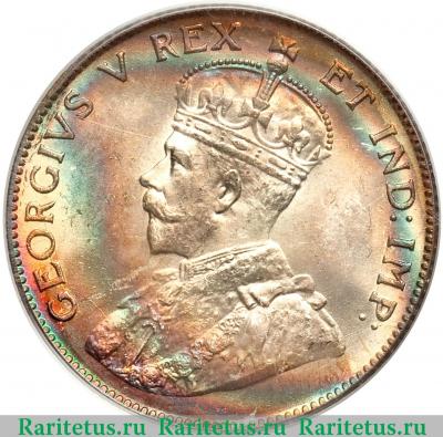 25 центов (квотер, cents) 1911 года   Канада