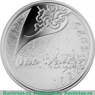 Реверс монеты 10 евро (euro) 2008 года  Валтари Финляндия
