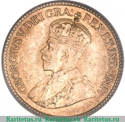 5 центов (cents) 1912 года   Канада
