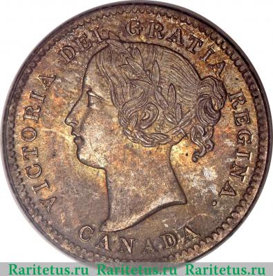 10 центов (cents) 1900 года   Канада