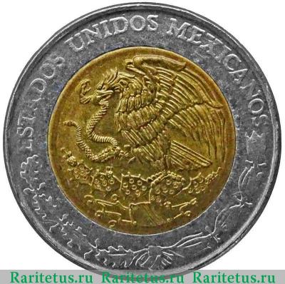 1 новый песо (nuevo peso) 1992 года   Мексика