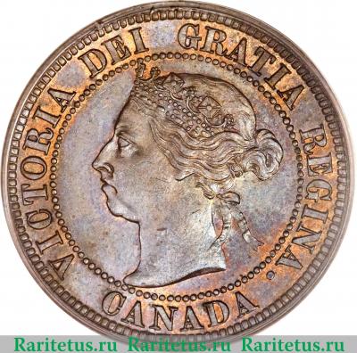 1 цент (cent) 1891 года   Канада