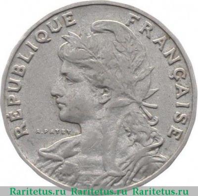 25 сантимов (centimes) 1905 года   Франция