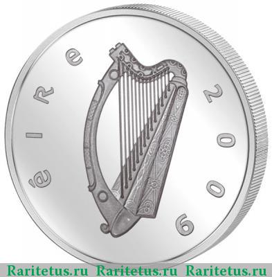 15 евро (euro) 2009 года  Гэльская ассоциация Ирландия proof