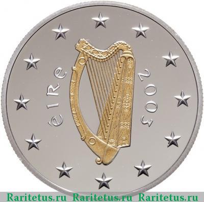 10 евро (euro) 2003 года  специальные Олимпийские Ирландия proof