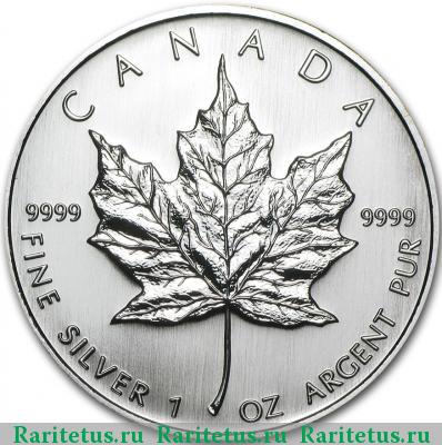 Реверс монеты 5 долларов (dollars) 2007 года  Канада