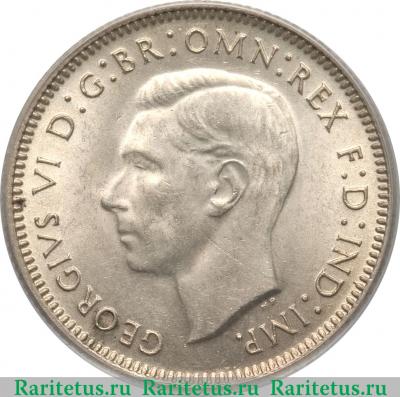 1 шиллинг (shilling) 1940 года   Австралия