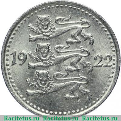 1 марка (mark) 1922 года  Эстония