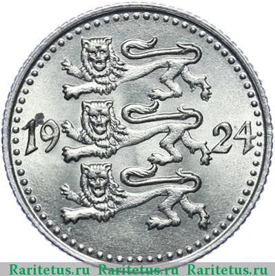 1 марка (mark) 1924 года  Эстония