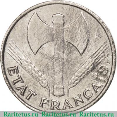 50 сантимов (centimes) 1943 года   Франция