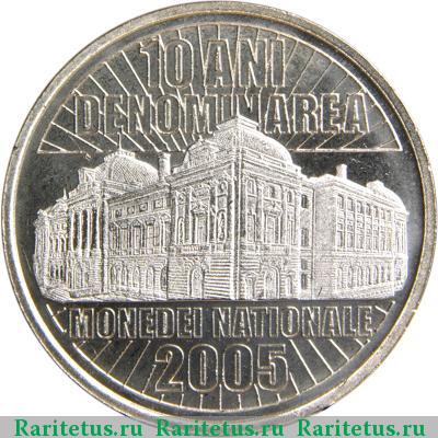Реверс монеты 50 бань (бани) 2015 года  