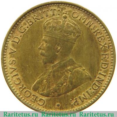 3 пенса (pence) 1928 года   Британская Западная Африка