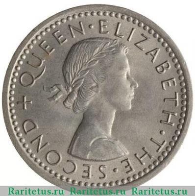 3 пенса (pence) 1961 года   Новая Зеландия