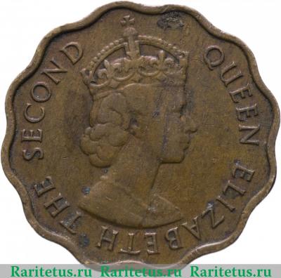 1 цент (cent) 1956 года   Британский Гондурас