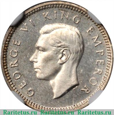 3 пенса (pence) 1939 года   Новая Зеландия