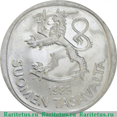 1 марка (markka) 1983 года К Финляндия