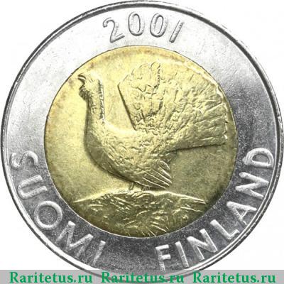 10 марок (markkaa) 2001 года M 
