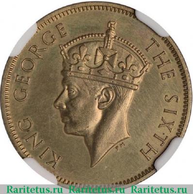 5 центов (cents) 1949 года   Британский Гондурас