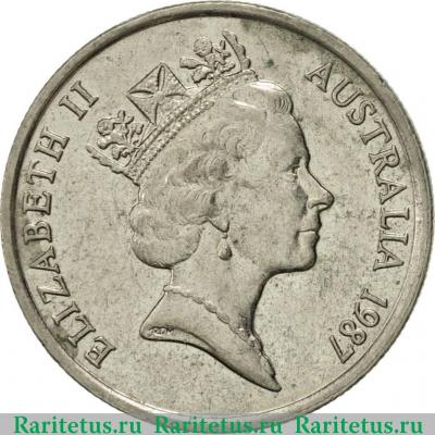 5 центов (cents) 1987 года   Австралия