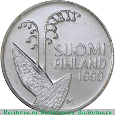 10 пенни (pennia) 1999 года М Финляндия