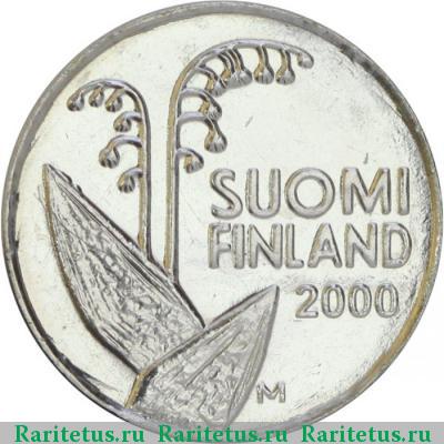 10 пенни (pennia) 2000 года М Финляндия