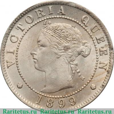 1/2 пенни (half penny) 1899 года   Ямайка